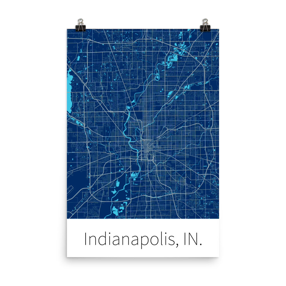 Indianapolis, IN. - Speed Blue & Gray