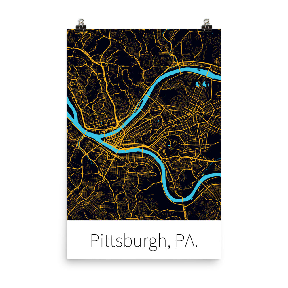 Pittsburgh, PA. - Black & Gold