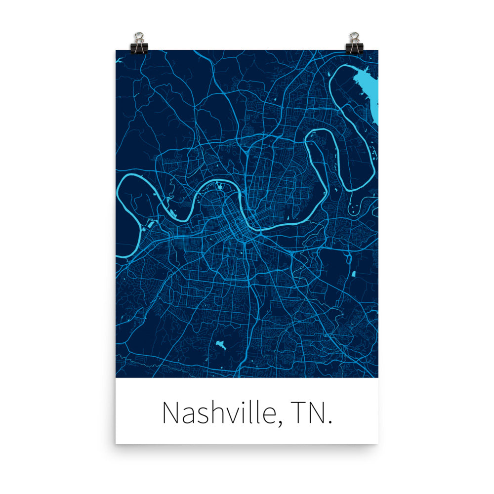 Nashville, TN. - Navy & Blue