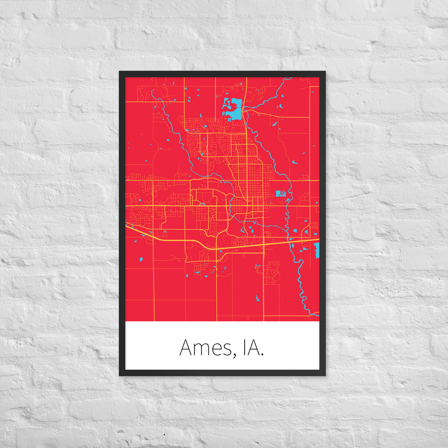 Ames, IA. - Cardinal & Gold