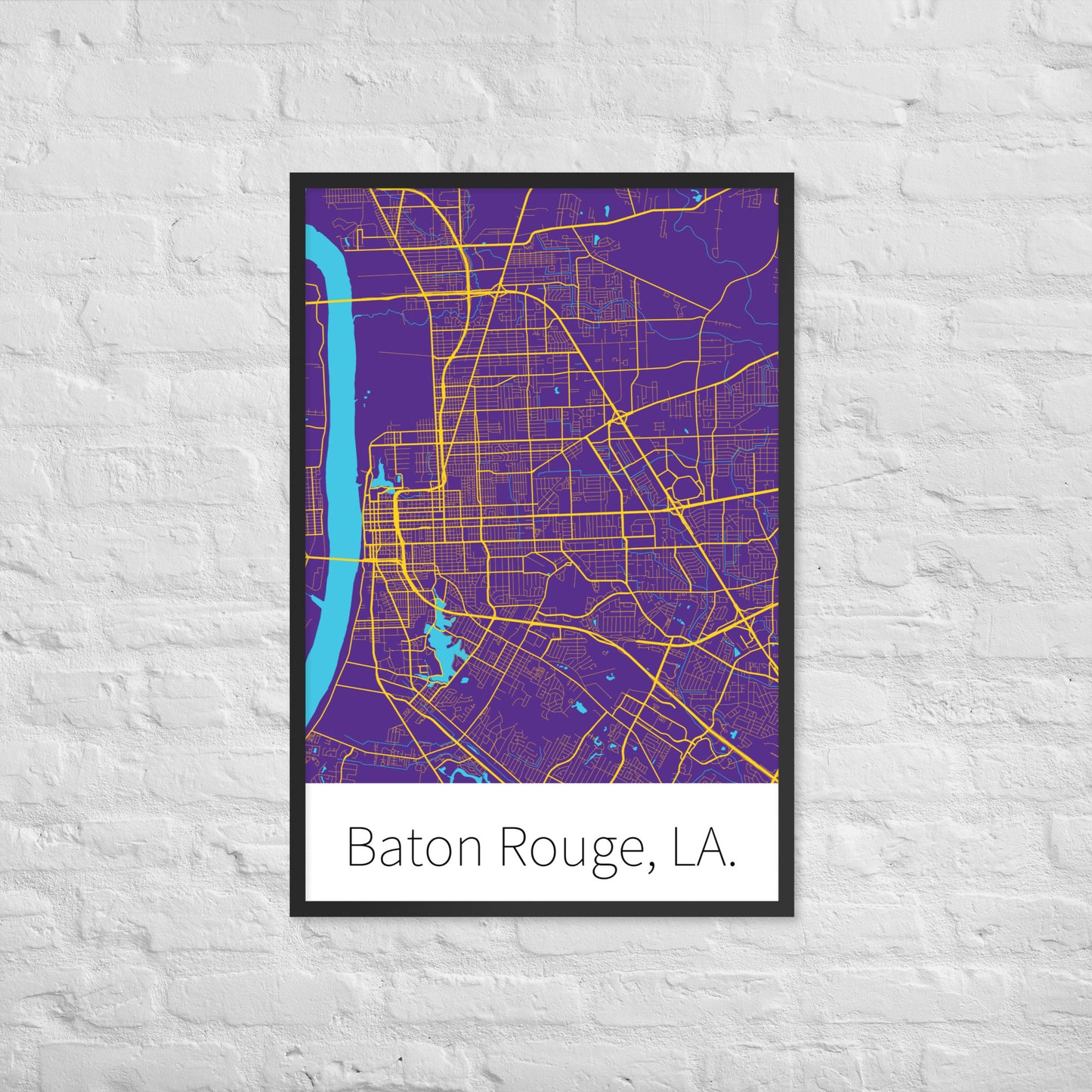 Baton Rouge, LA. - Purple & Gold