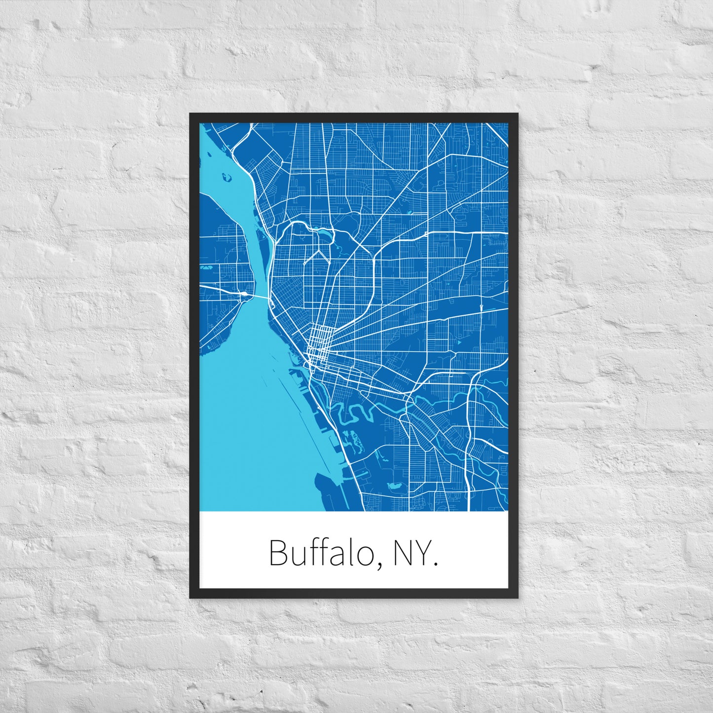 Buffalo, NY. - Blue & White