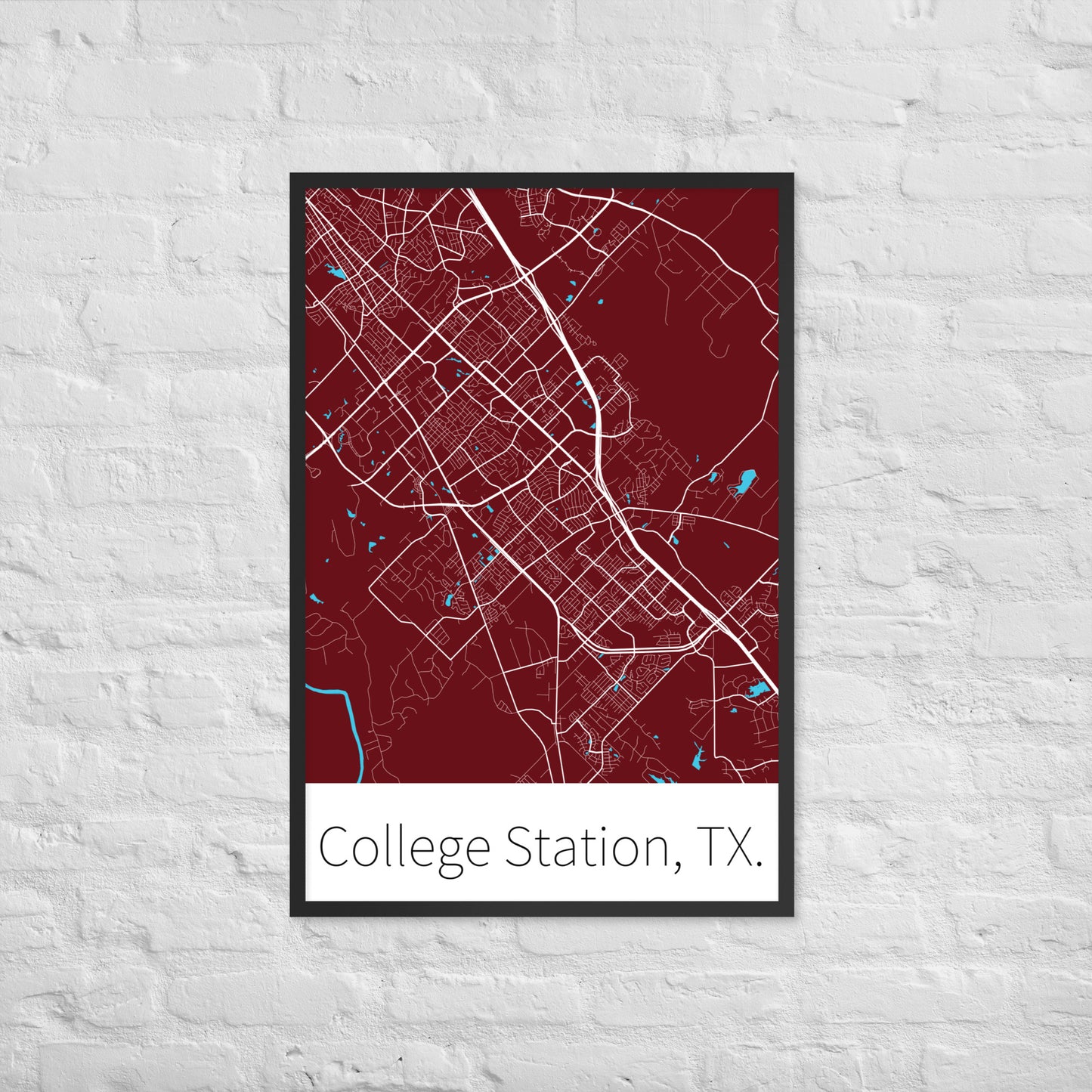 College Station, TX. - Maroon & White