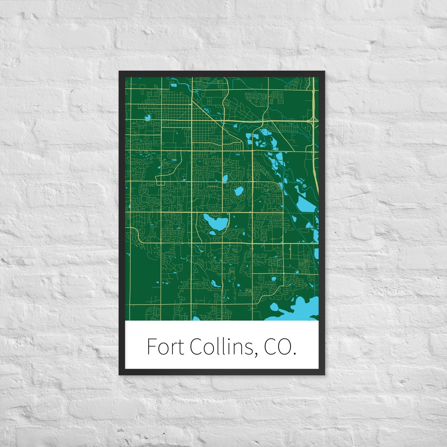 Fort Collins, CO. - Green & Gold