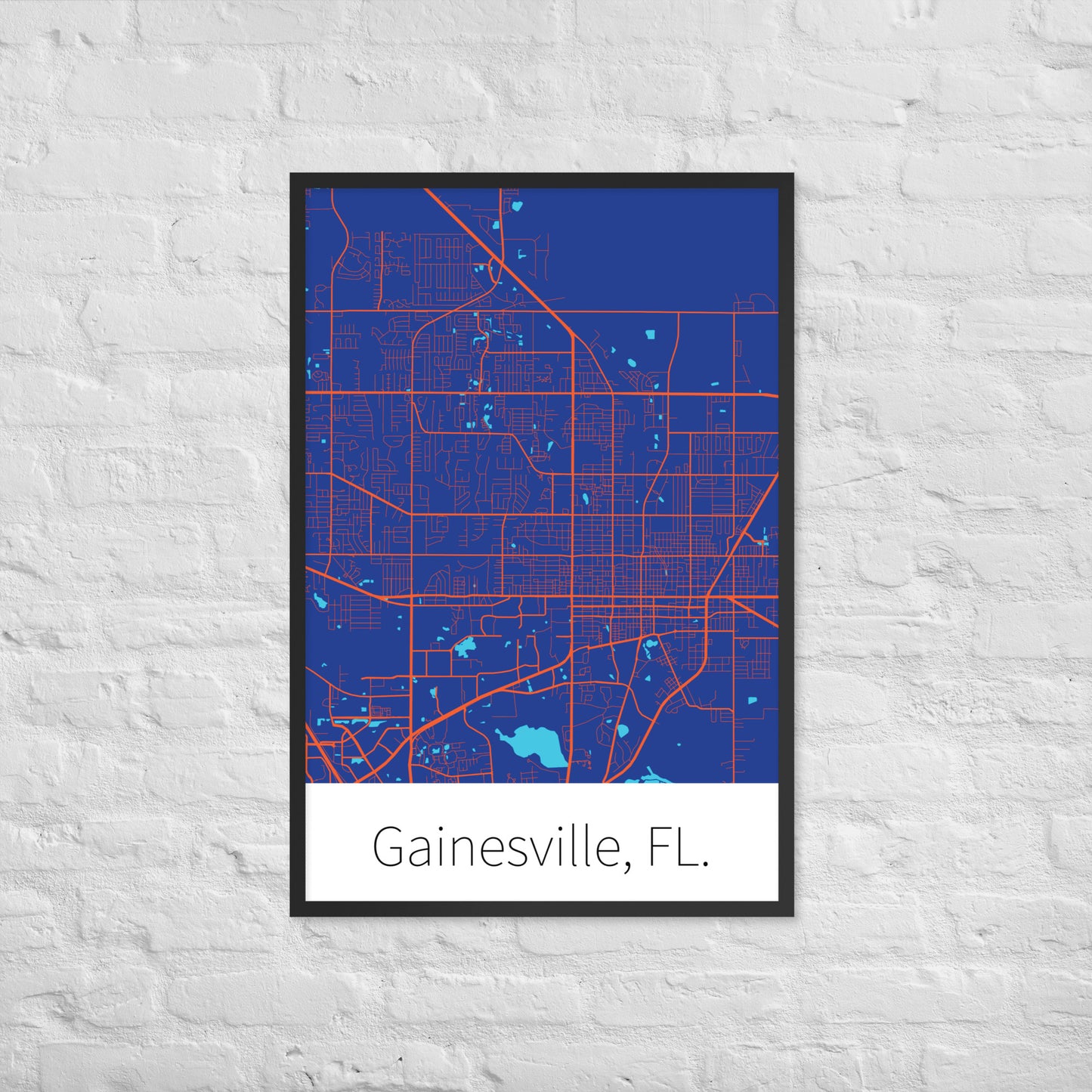 Gainesville, FL. - Blue & Orange