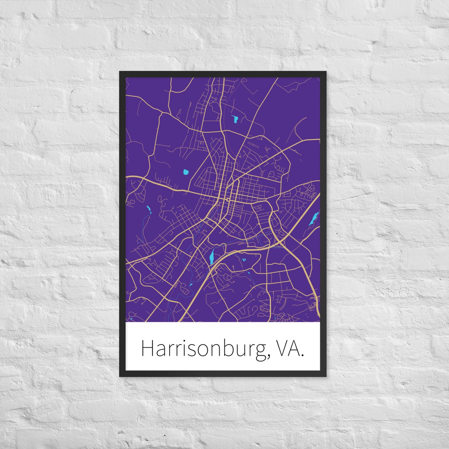 Harrisonburg, VA. - Purple & Gold