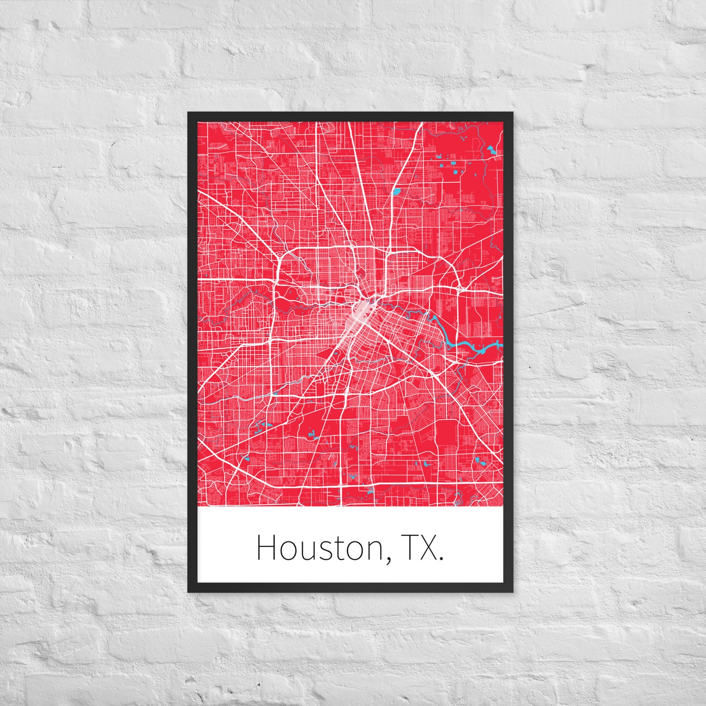 Houston, TX. - Red & White