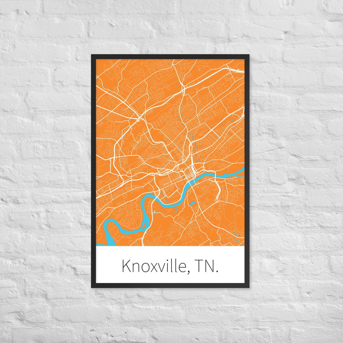 Knoxville, TN. - Orange & White