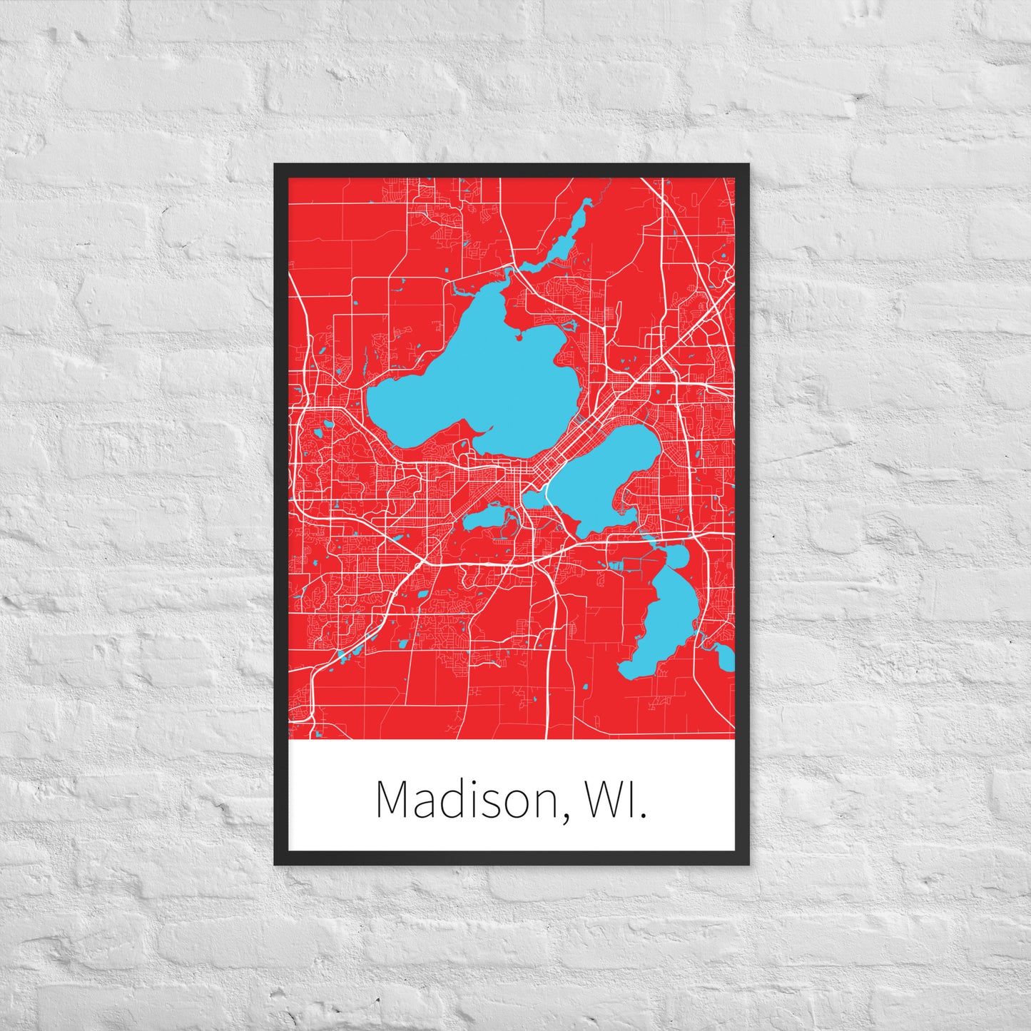 Madison, WI. - Red & White