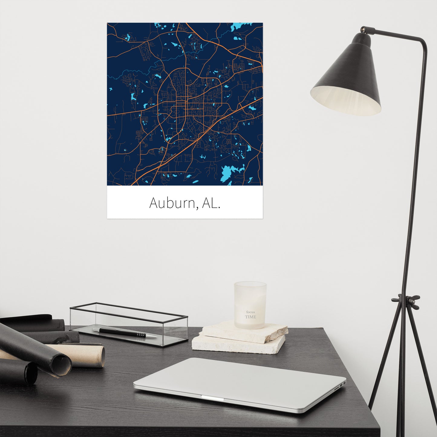 Auburn, AL. - Blue & Orange