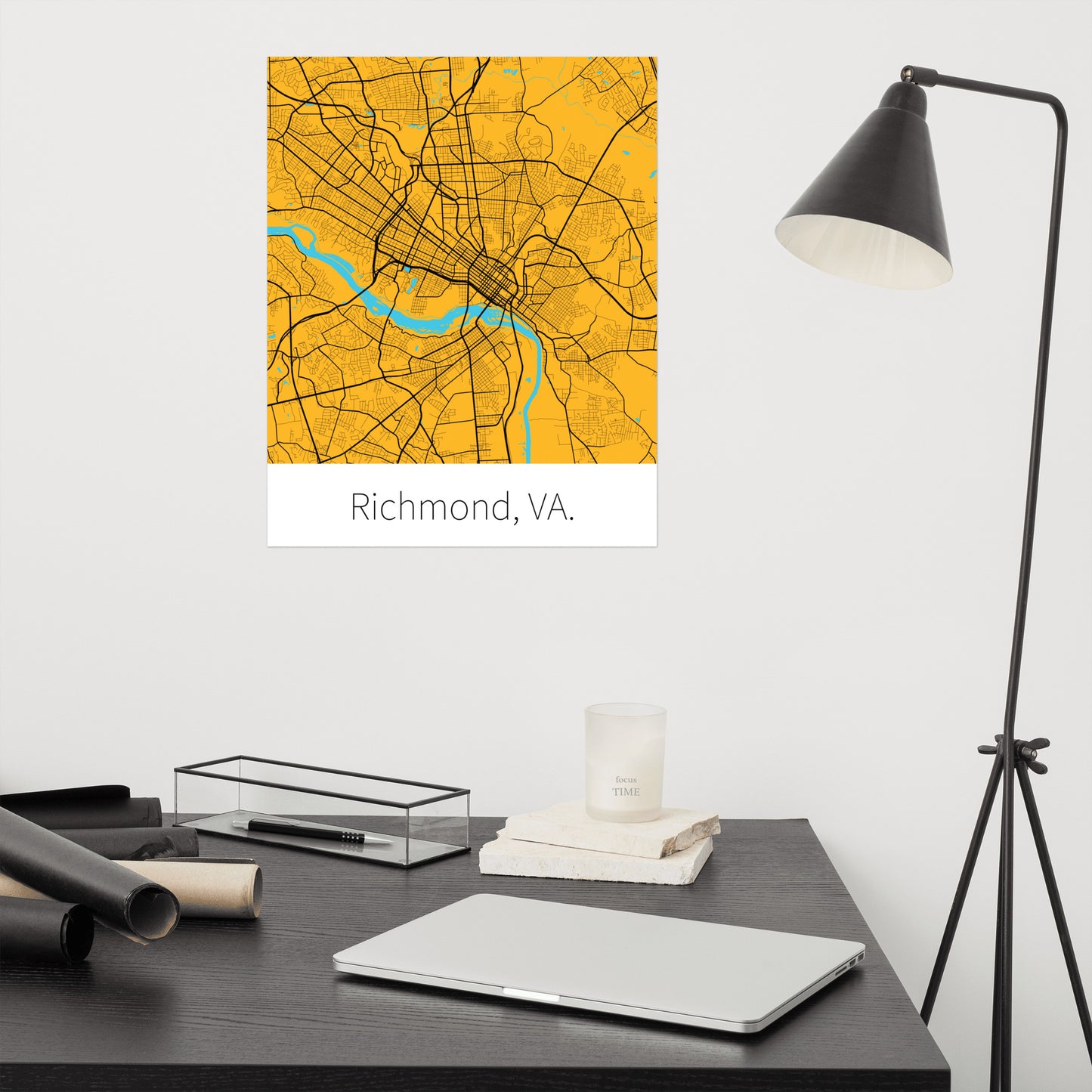 Richmond, VA. - Gold & Black